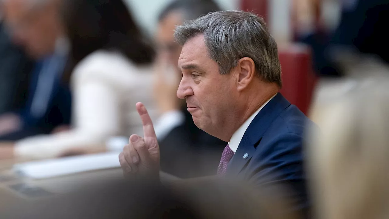 Rechtsstaat zu liberal?: Söder will schon Gefährder sofort abschieben lassen