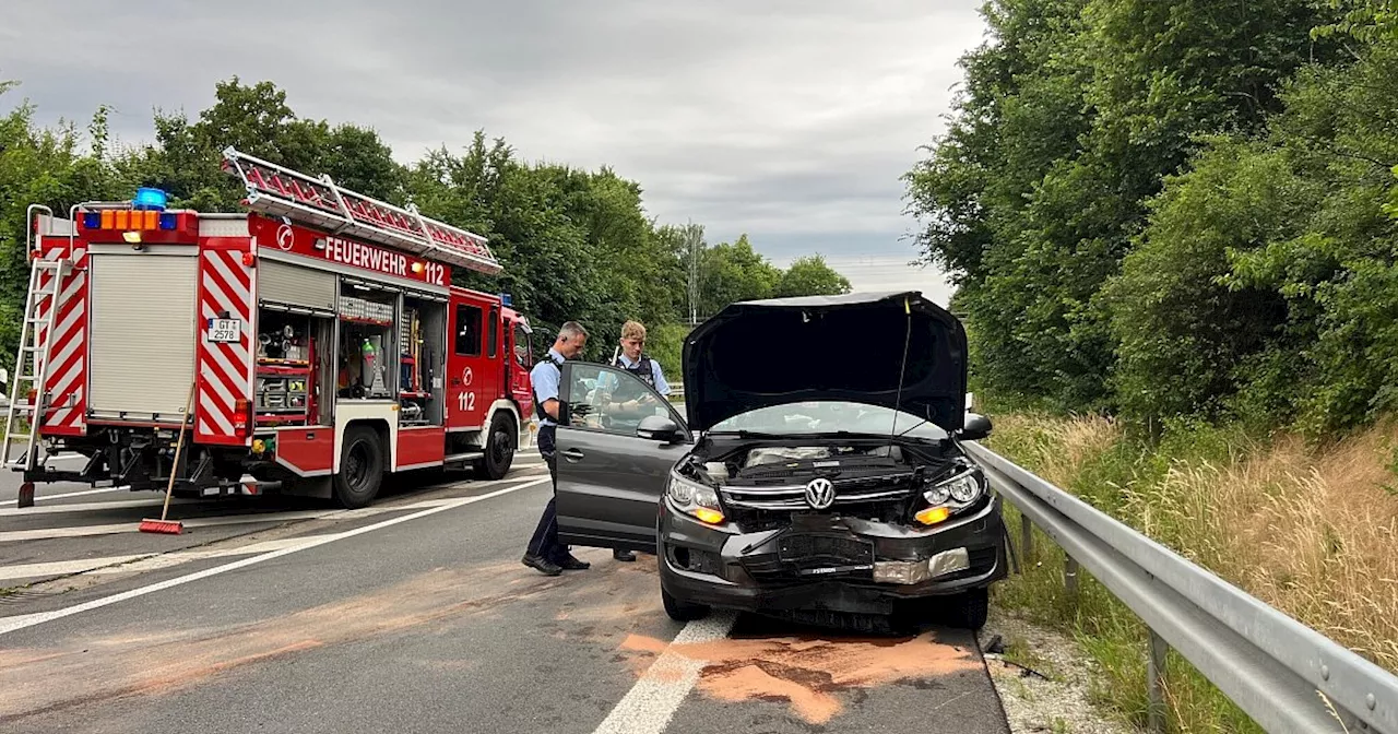 Unfall mit vier Verletzten im Kreis Gütersloh – Stau im Feierabendverkehr