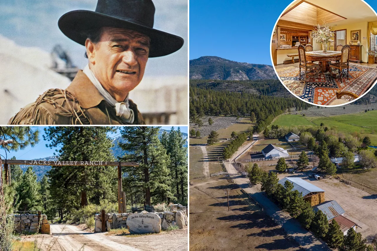 John Wayne shot one of his iconic films at this Nevada ranch -- which can be yours for $15M