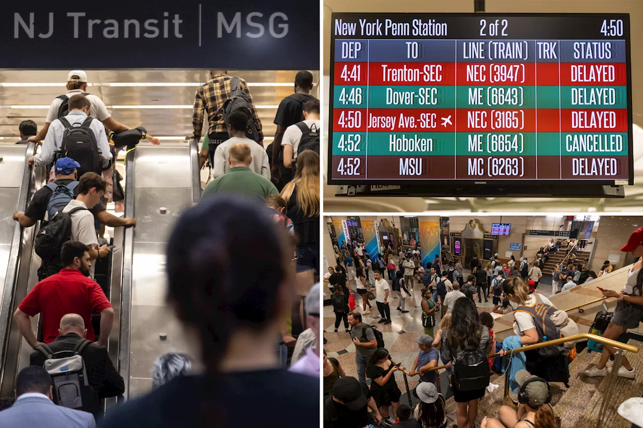 NJ Transit, Amtrak halted for second time in a week, as brushfire smoke backs up NJ Turnpike