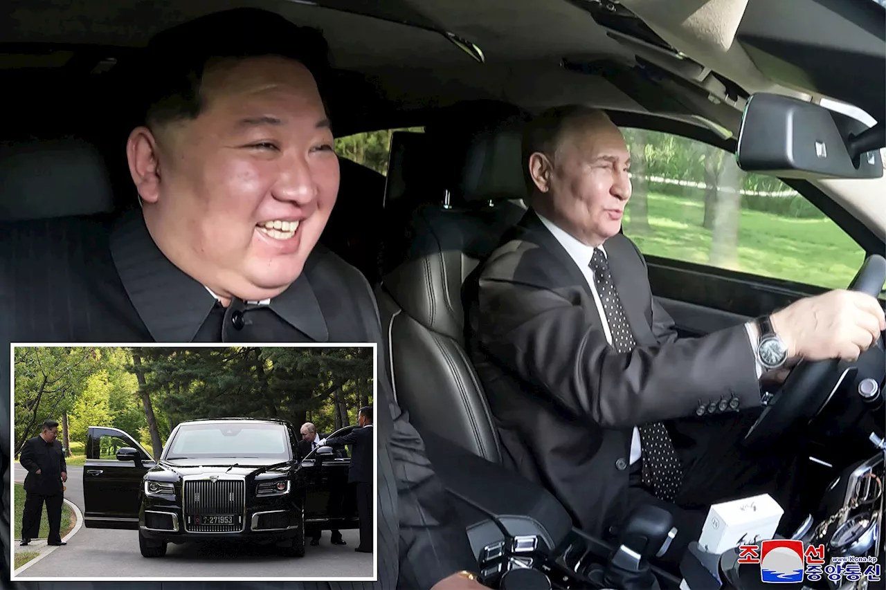 Putin gifts car buff Kim Jong Un a fancy limousine, dagger in visit to North Korea