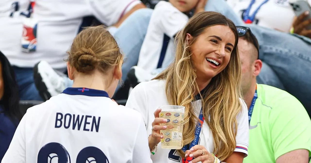 Dani Dyer and Kate Kane lead the WAGs at England's Euros clash with Denmark