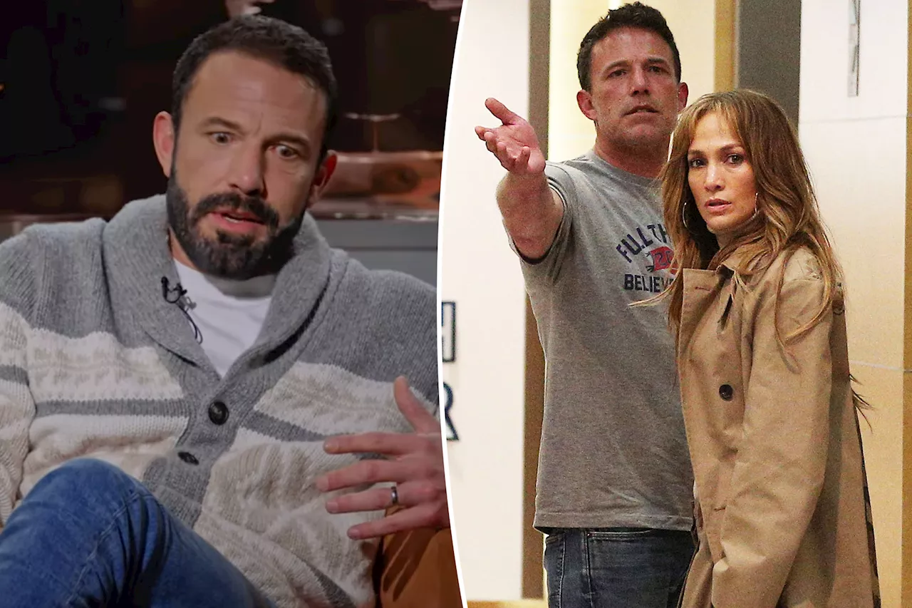 Ben Affleck says Jennifer Lopez's fame is 'f--kin' bananas' as he makes rare comments about their marriage: 'I don't like' the 'attention'