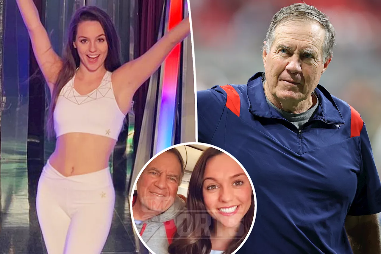 Jordon Hudson, 24, keeps tight hold on boyfriend Bill Belichick, 72, after Nantucket date night