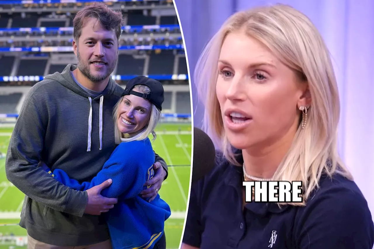 Matthew Stafford's wife admits she dated Rams QB's college backup to make him jealous