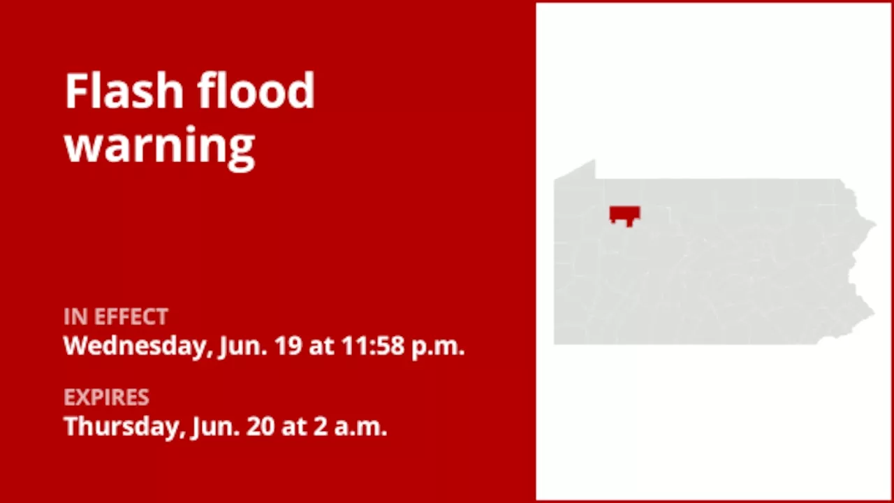 Flash flood warning affecting Forest County until 2 a.m. Thursday