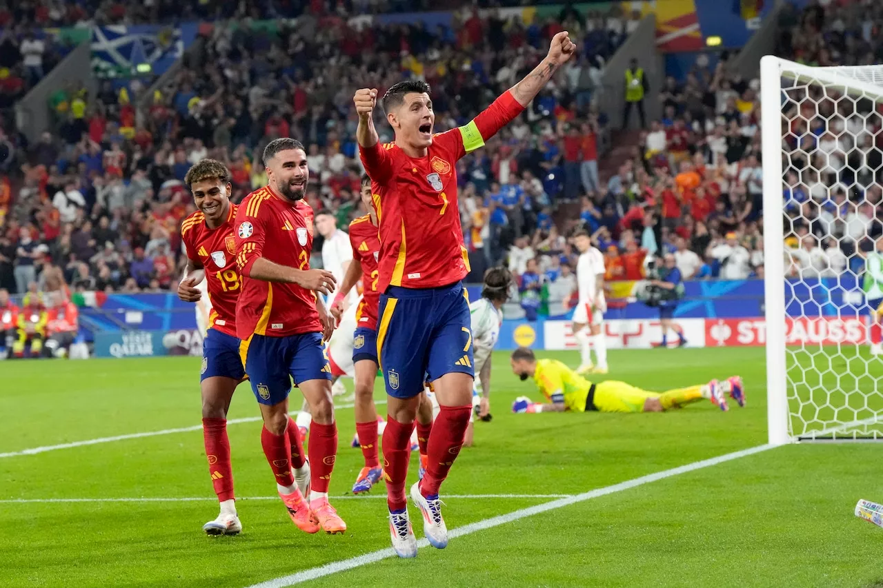 Spain advances to knockout round at Euro 2024 with statement win over Italy