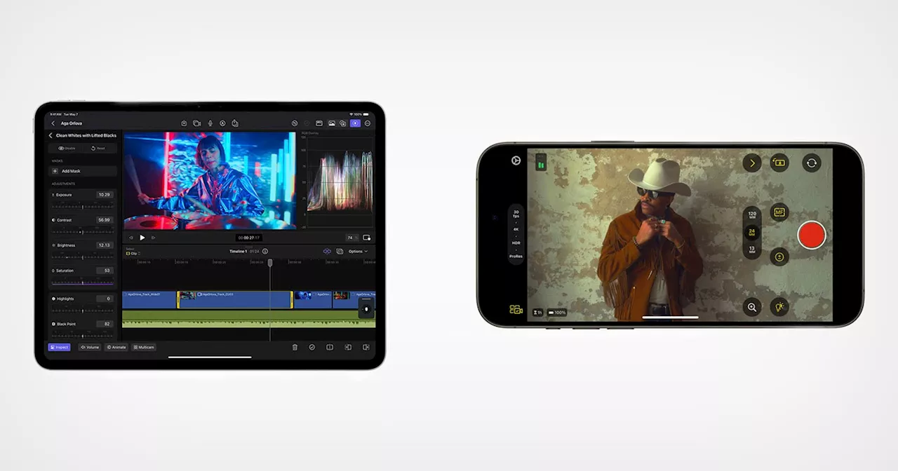 Final Cut Camera and Updates to Final Cut Pro for iPad and Mac Are Available Today