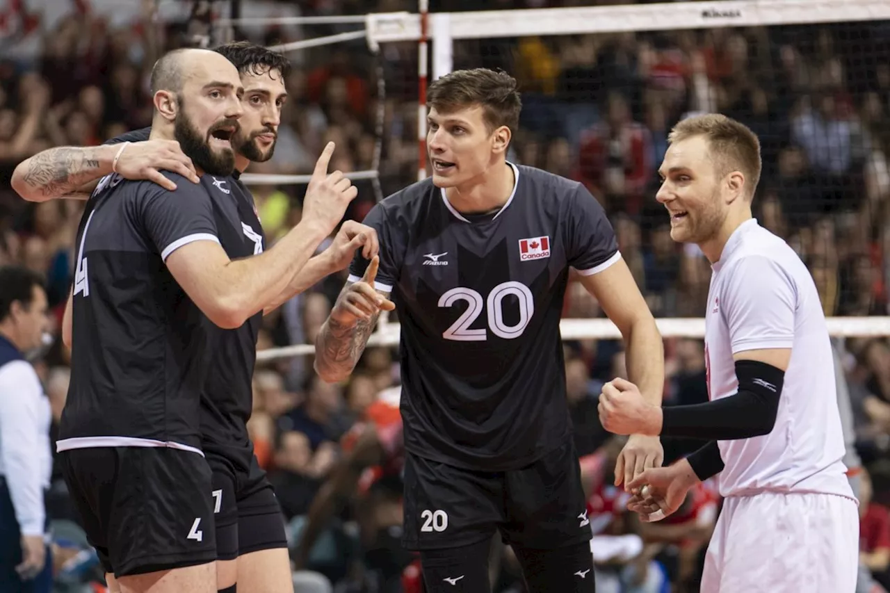 Canada thumps Germany 3-0 in men's Volleyball Nations League action