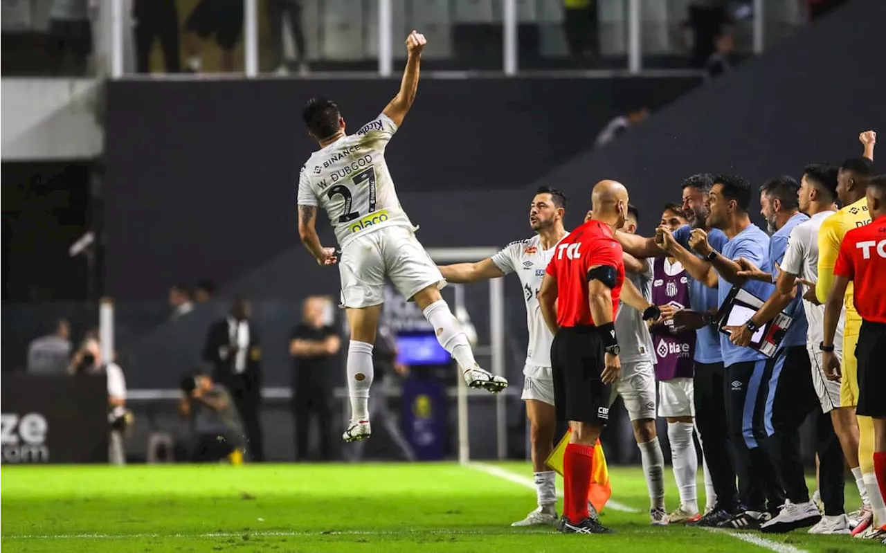 Santos marca no fim, vence o Goiás na Vila Belmiro, e encerra jejum de vitórias na Série B