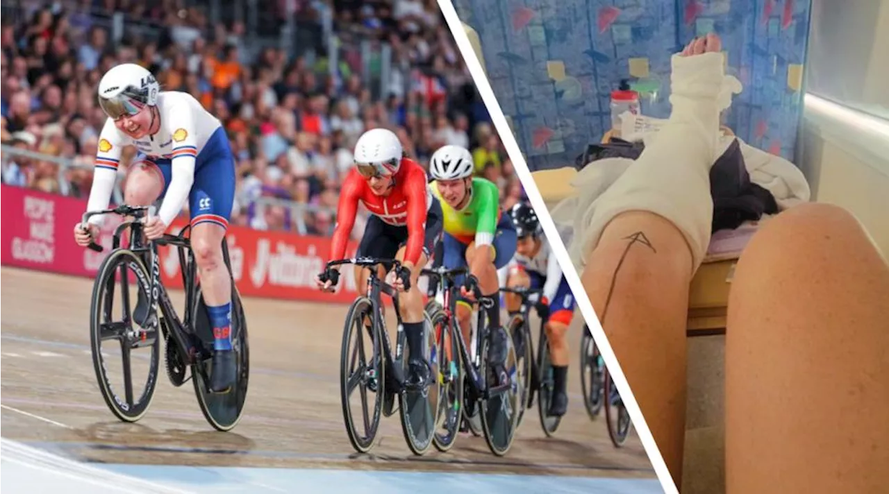 Katie Archibald set to miss Paris Olympics after tripping over garden step and breaking leg, ripping ligaments, and dislocating ankle in “cruel” fall