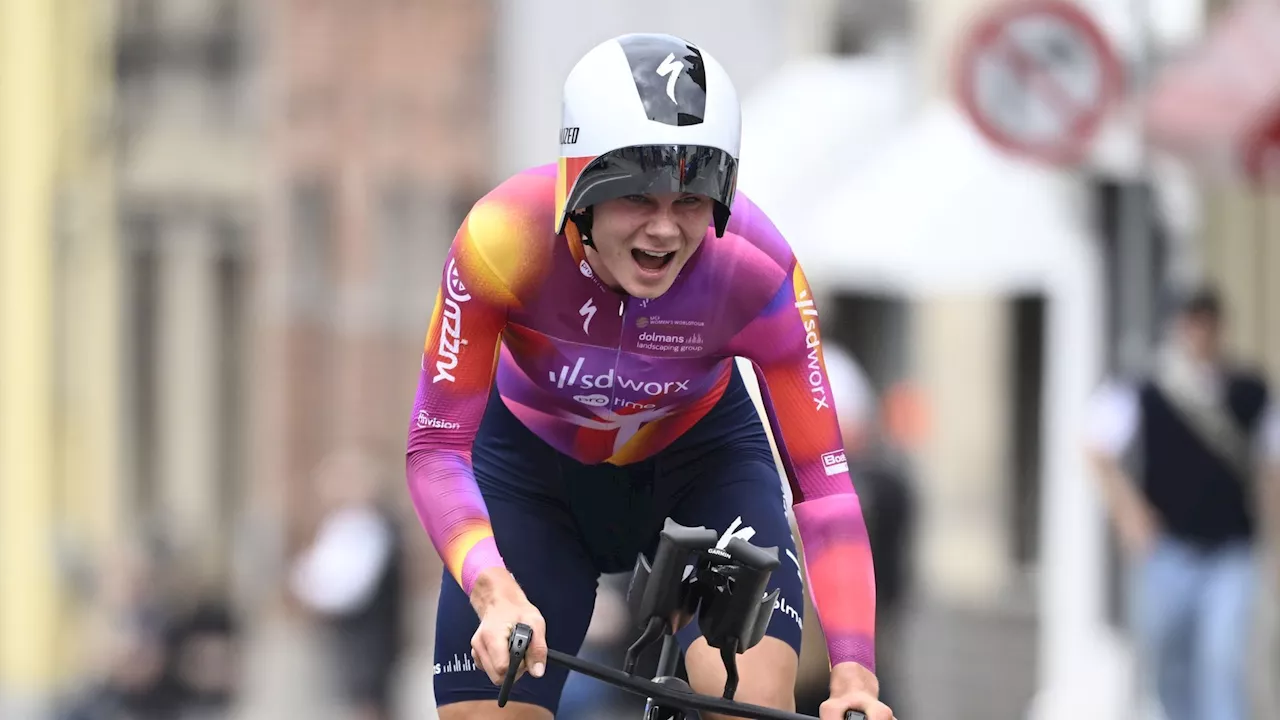 Nouveau record pour Lotte Kopecky : championne de Belgique de contre-la-montre pour la sixième fois