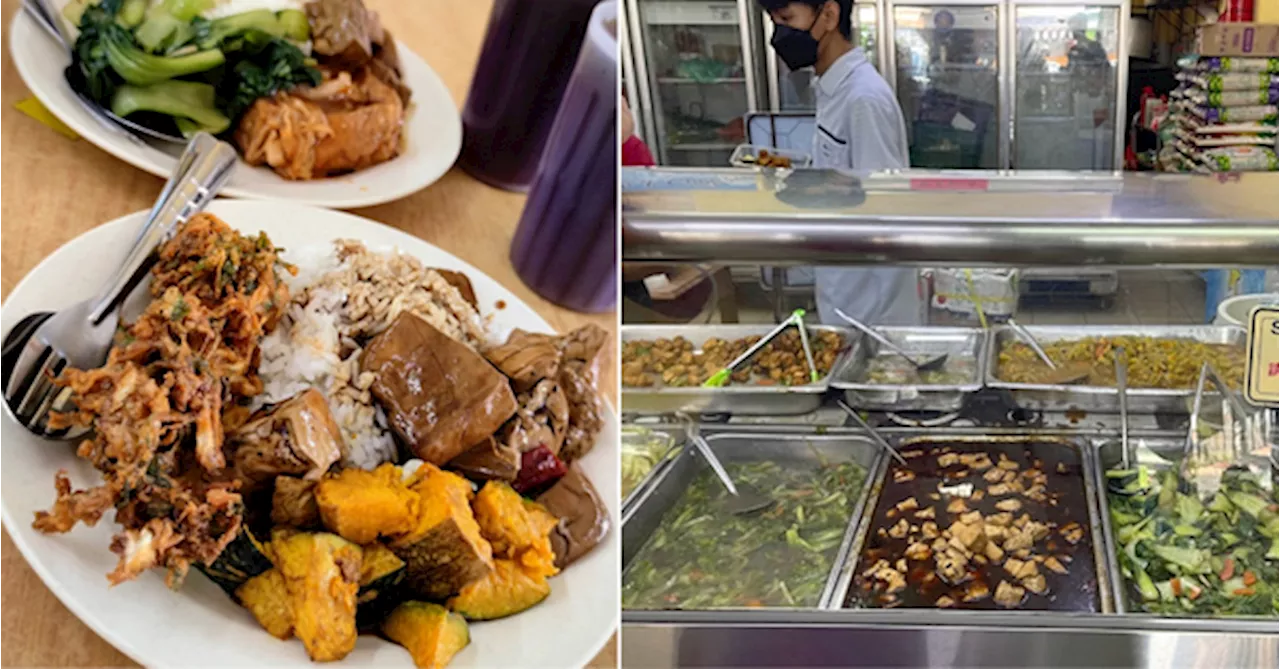 'Chap Fan' Stall In KL Charges Only RM2 For A Complete Vegetarian Meal