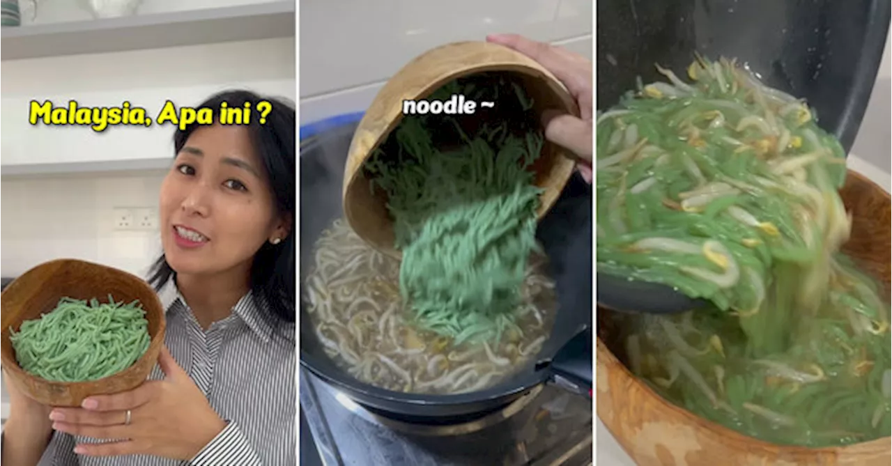 Japanese Influencer Mistakenly Cooks Ramen With Cendol & Malaysians Are So Amused