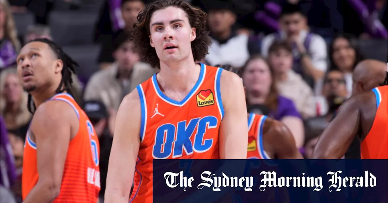 On the move: Australian star Josh Giddey traded by the Thunder