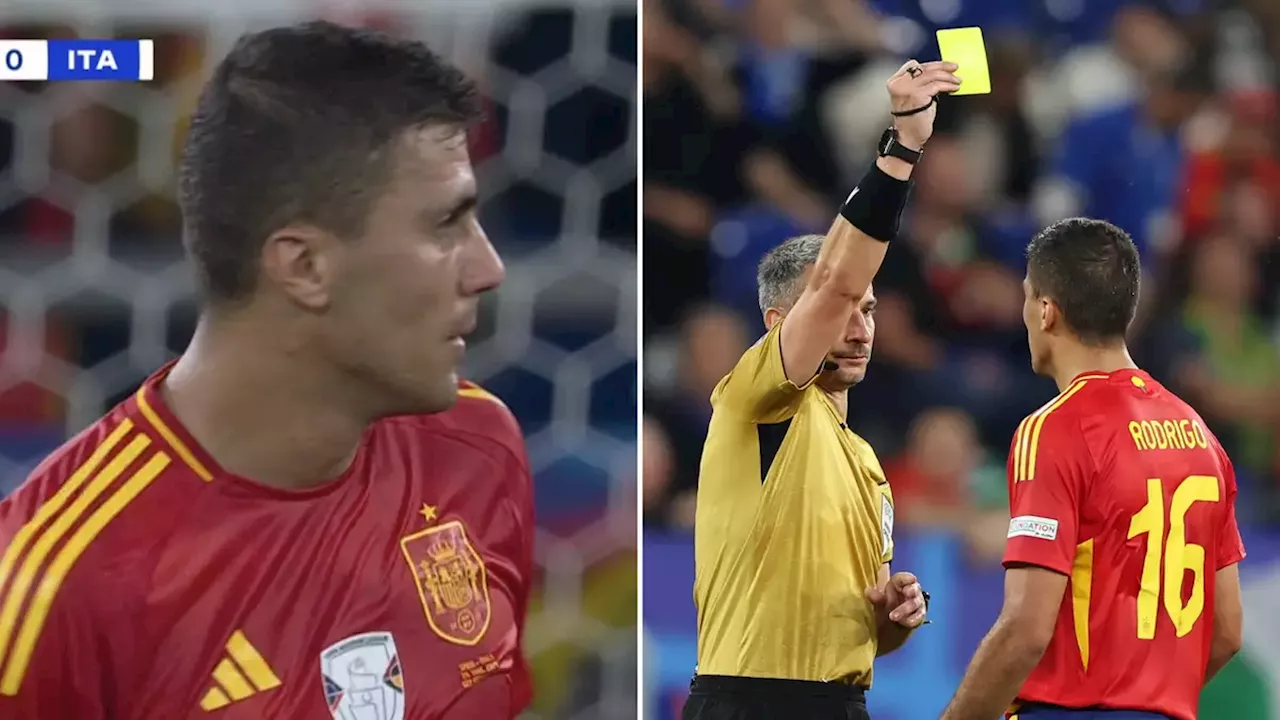 Man City's Rodri becomes first player to be banned after breaking new rule at Euro 2024