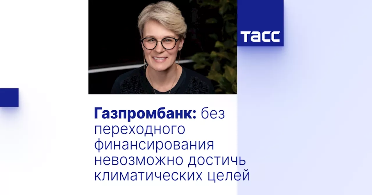 Газпромбанк: без переходного финансирования невозможно достичь климатических целей