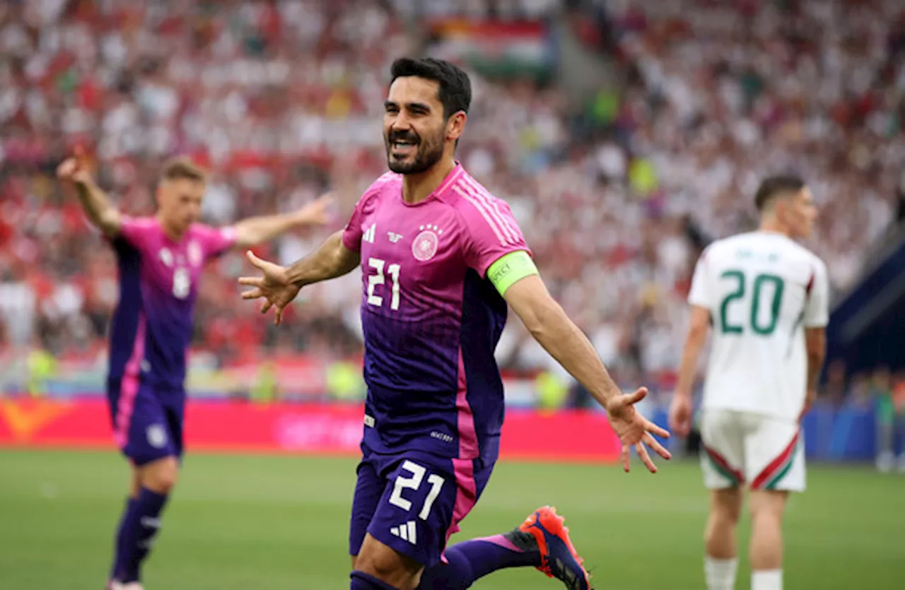 Jamal Musiala and Ilkay Gundogan on target as Germany progress with Hungary win