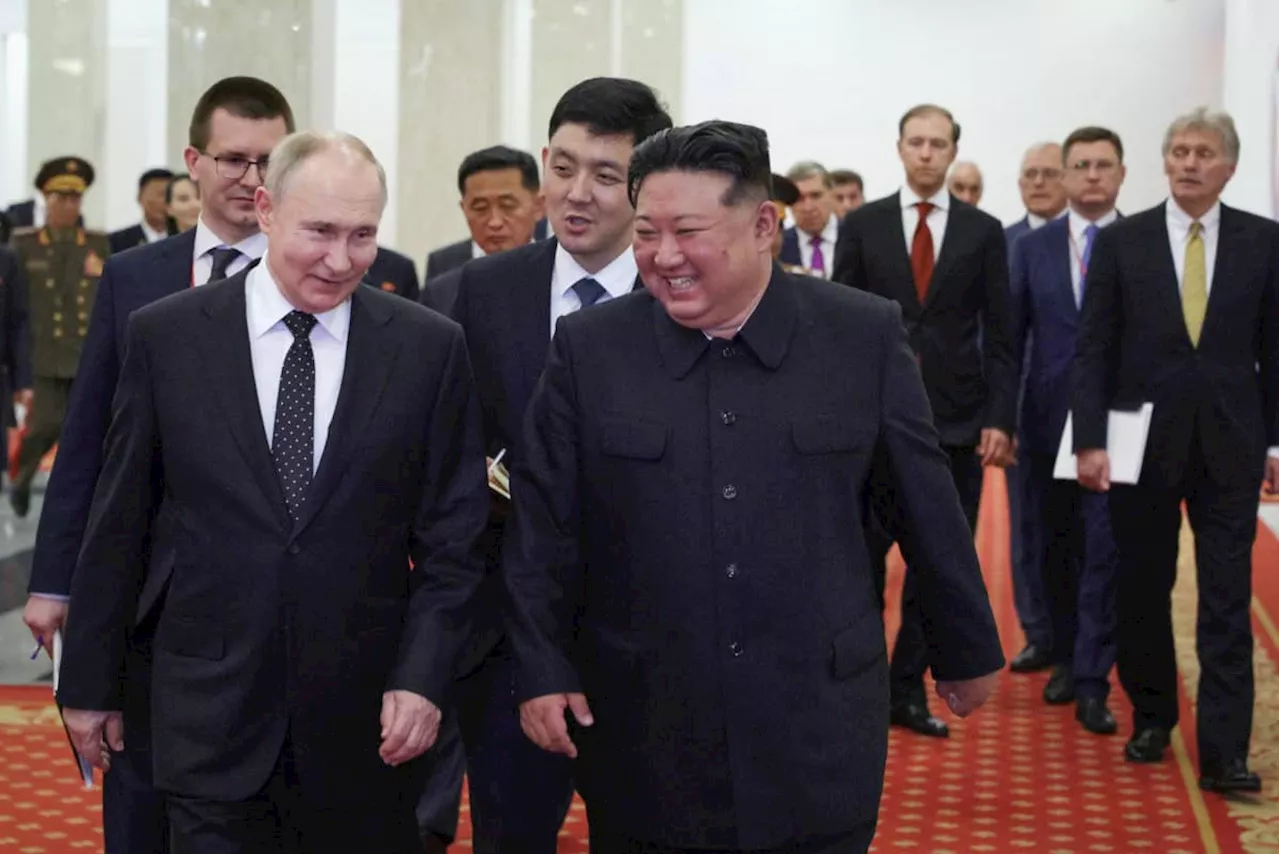 North Korea, Russia sign mutual defence deal as Kim pledges support on Ukraine