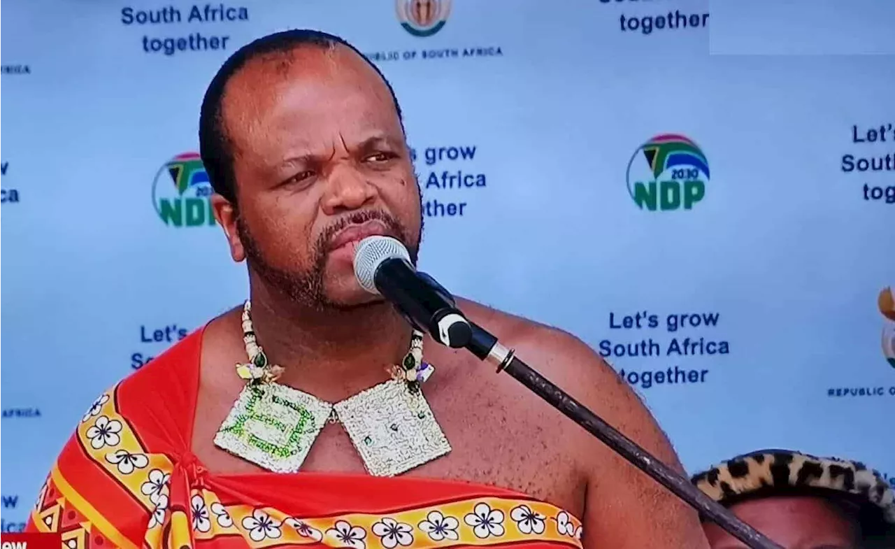 WATCH: King Mswati III dons watch worth over R16m at Ramaphosa inauguration