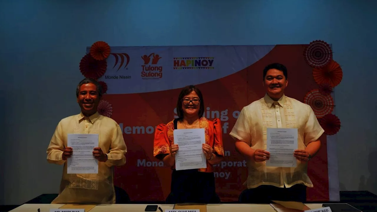 Monde Nissin, Hapinoy partner to empower 'sari-sari' stores