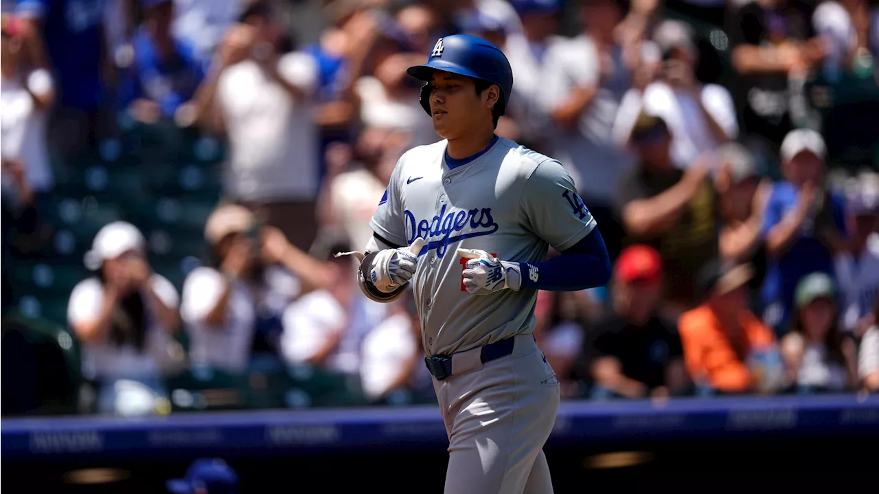 Ohtani hits 21st homer in Dodgers' victory over Rockies