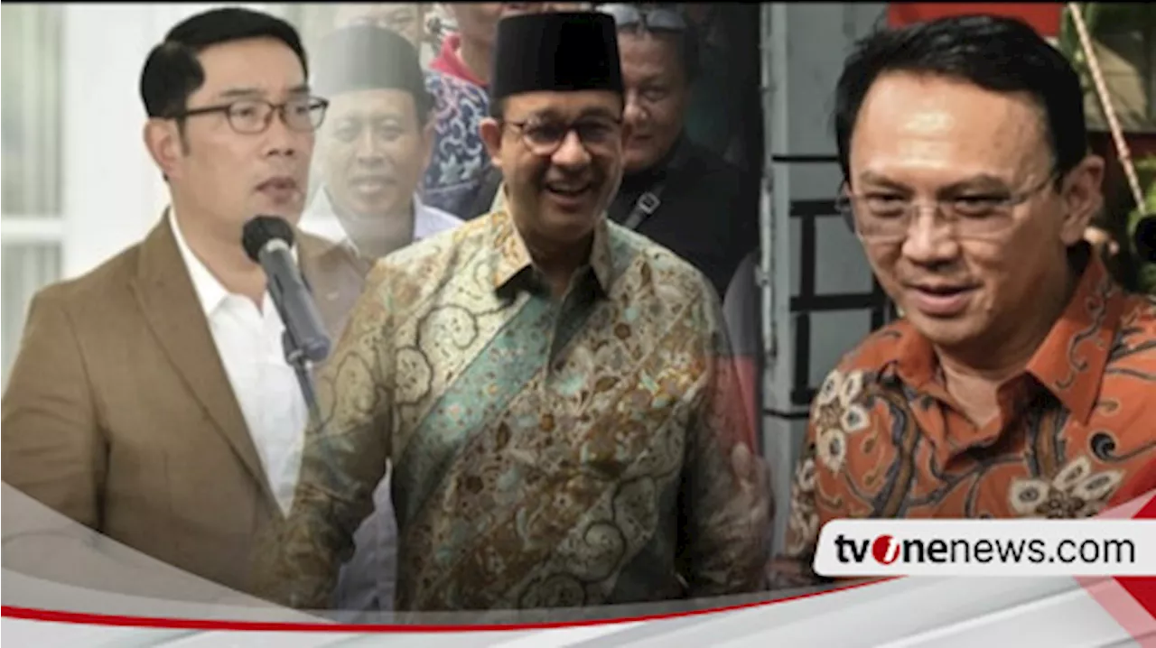 Elektabilitas RK Dilibas Ketenaran Anies dan Ahok di Pilgub Jakarta