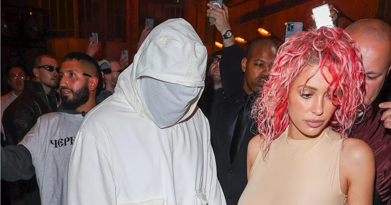 Bianca Censori Hits Paris With Kanye West, Debuts New Pink Hair Look 