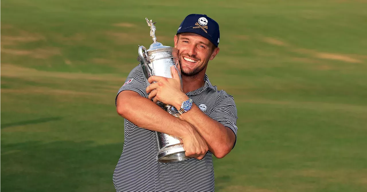 Bryson DeChambeau Carries U.S. Open Trophy Around Downtown Nashville ...