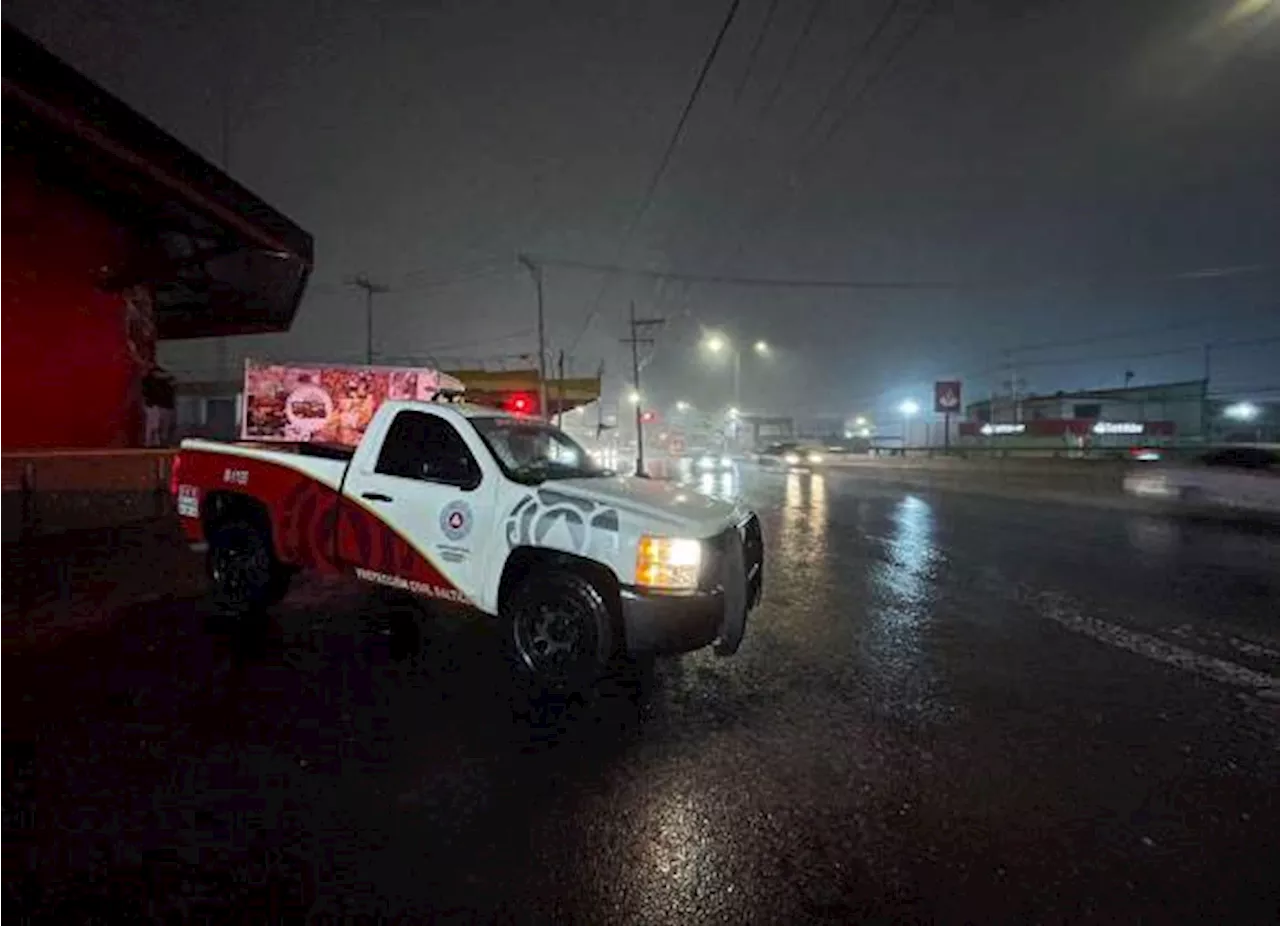 Alcalde de Saltillo realiza recorridos de supervisión durante lluvias