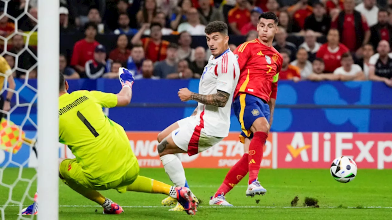 Hasil Sementara Timnas Spanyol Vs Italia, Tembok Kokoh Gianluigi Donnarumma