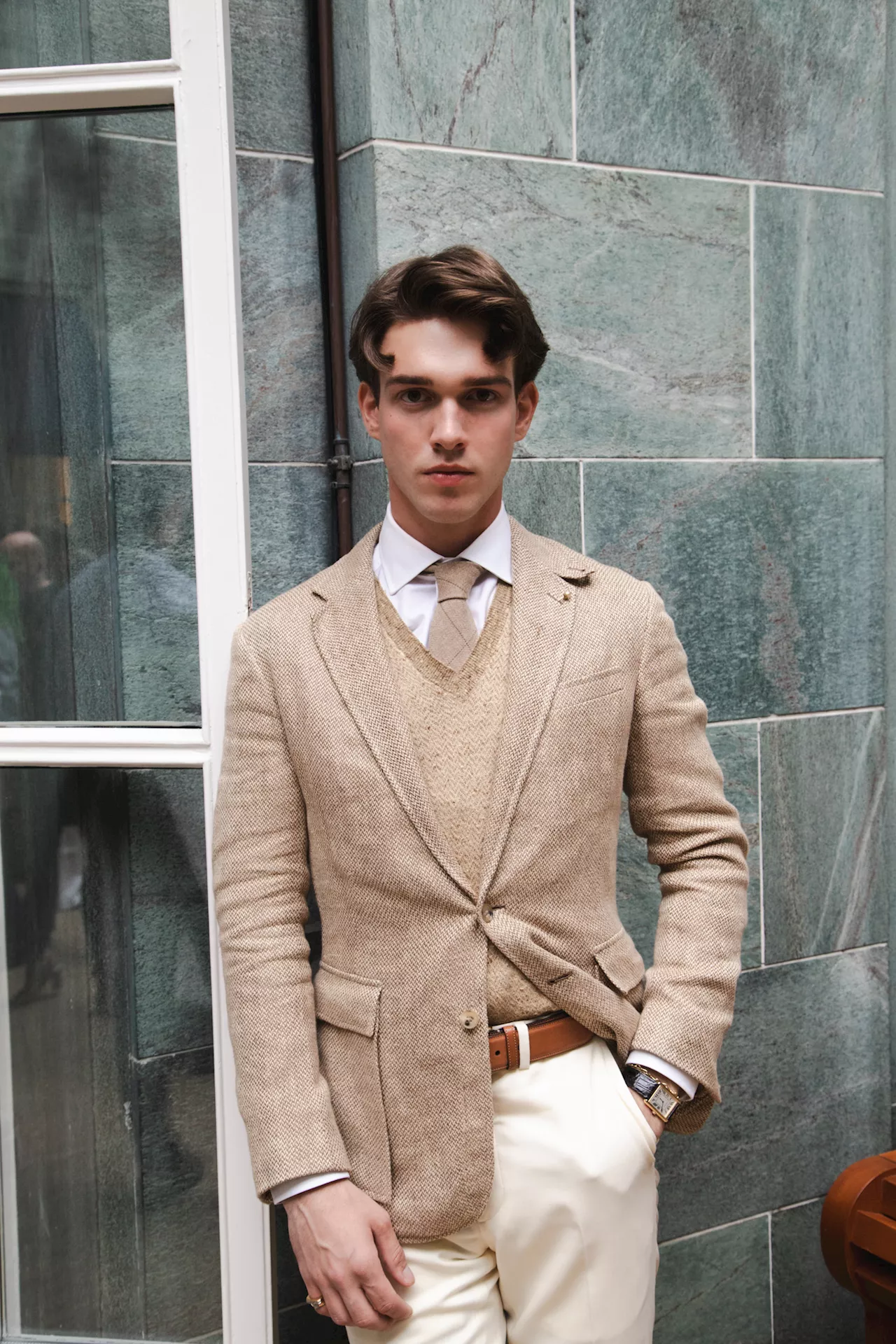 24 Hours With Luca Mornet for Ralph Lauren’s Purple Label Spring 2025 Presentation