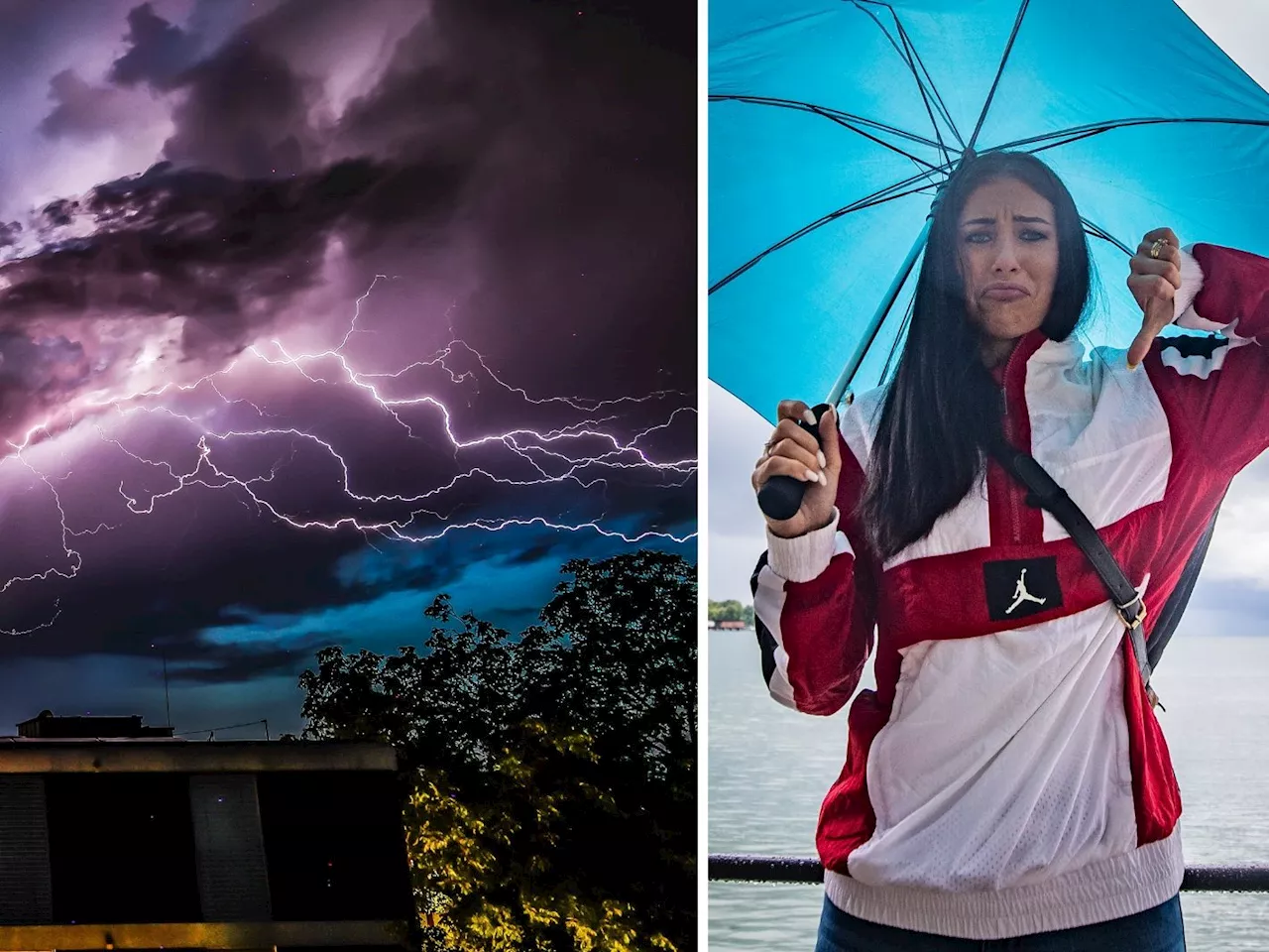 Vorbei mit Sonnenschein und Hitze: Gewitter und Regen prägen das Wochenende