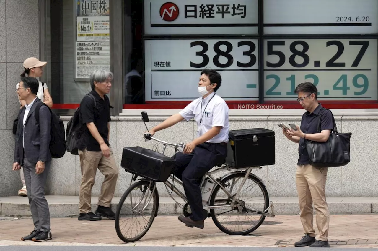 Stock market today: Asian stocks are mixed after US markets were closed for Juneteenth