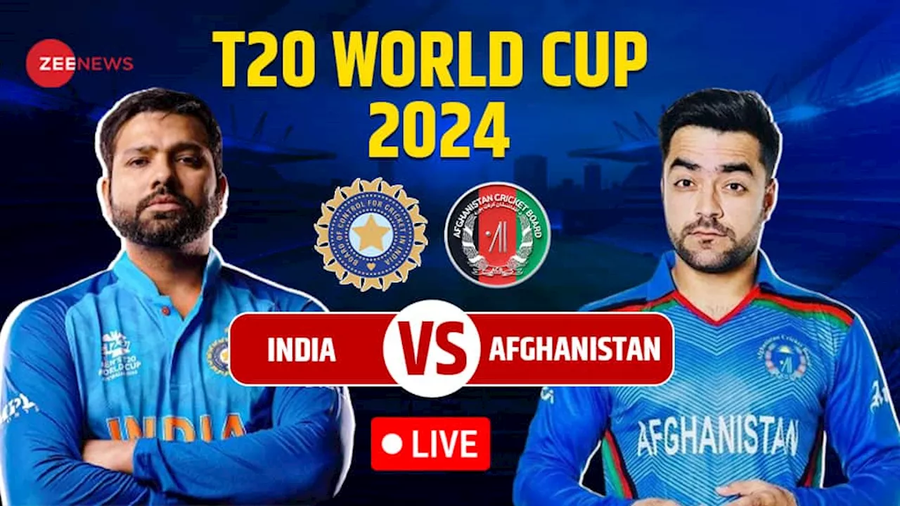  India vs Afghanistan Live Score: Gurbaz Departs AFG 1 Down