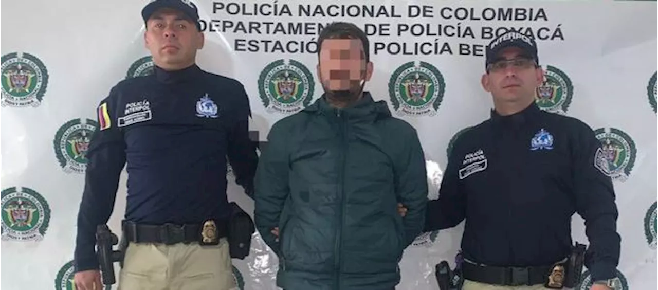 Cae en Boyacá a ‘Ojitos’, señalado del ‘Tren de Aragua’ buscado por la Interpol