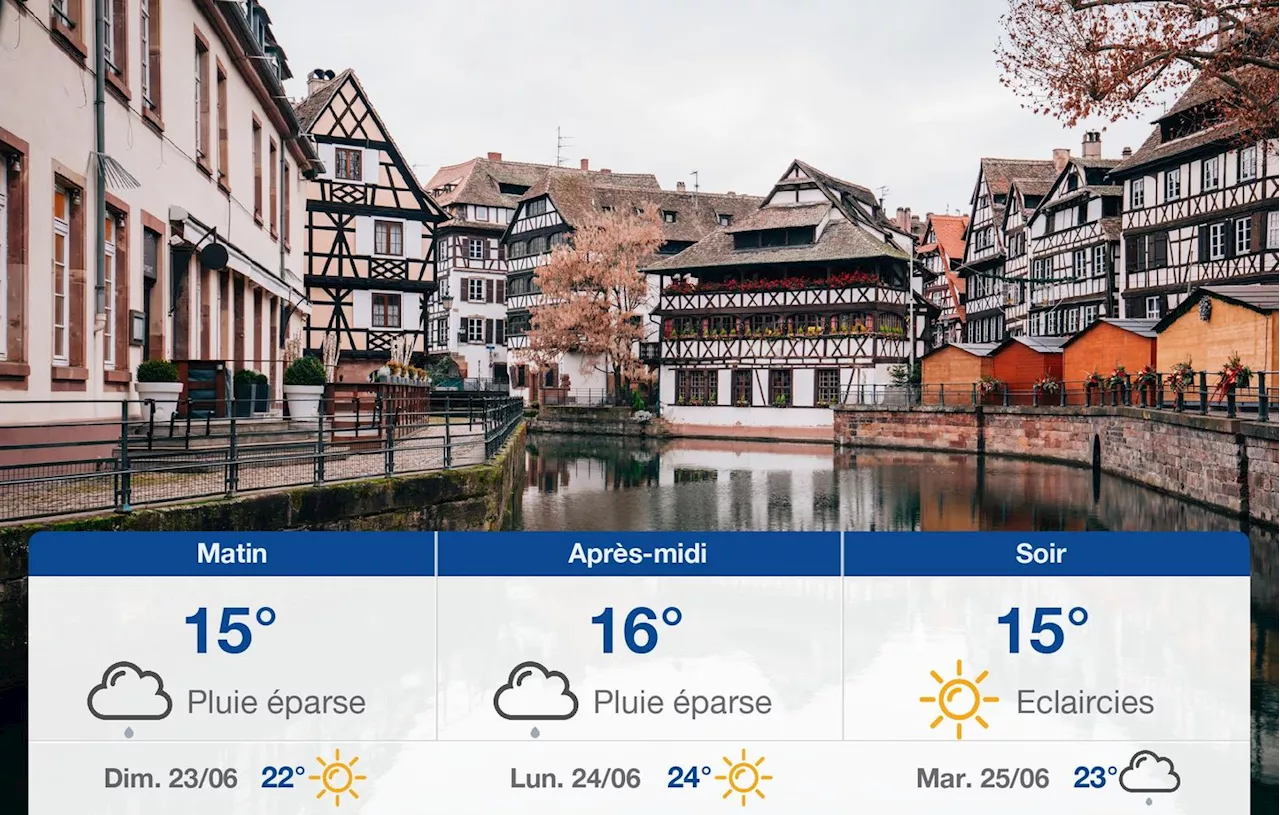 Météo Strasbourg: prévisions du samedi 22 juin 2024