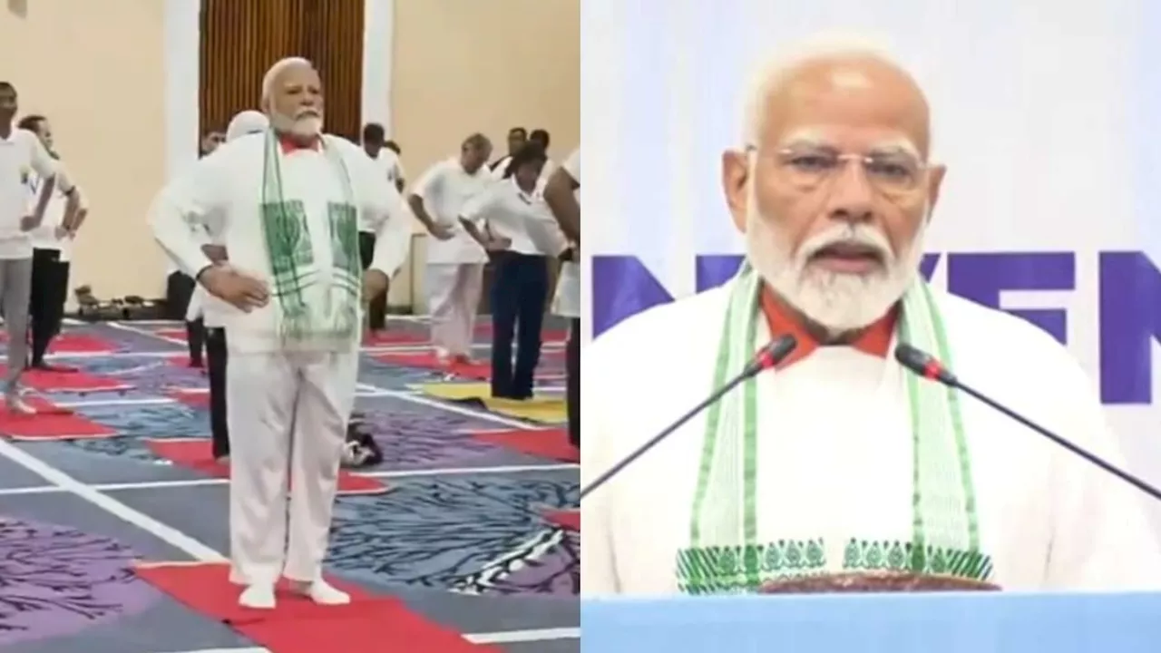 'नई योग इकोनॉमी को बढ़ते देख रही दुनिया', Yoga Day पर श्रीनगर में बोले PM मोदी