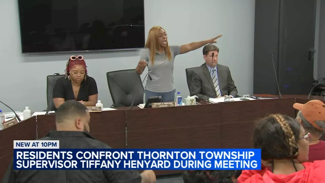 Rescheduled Thornton Township meeting devolves into chaos as residents complain to Tiffany Henyard