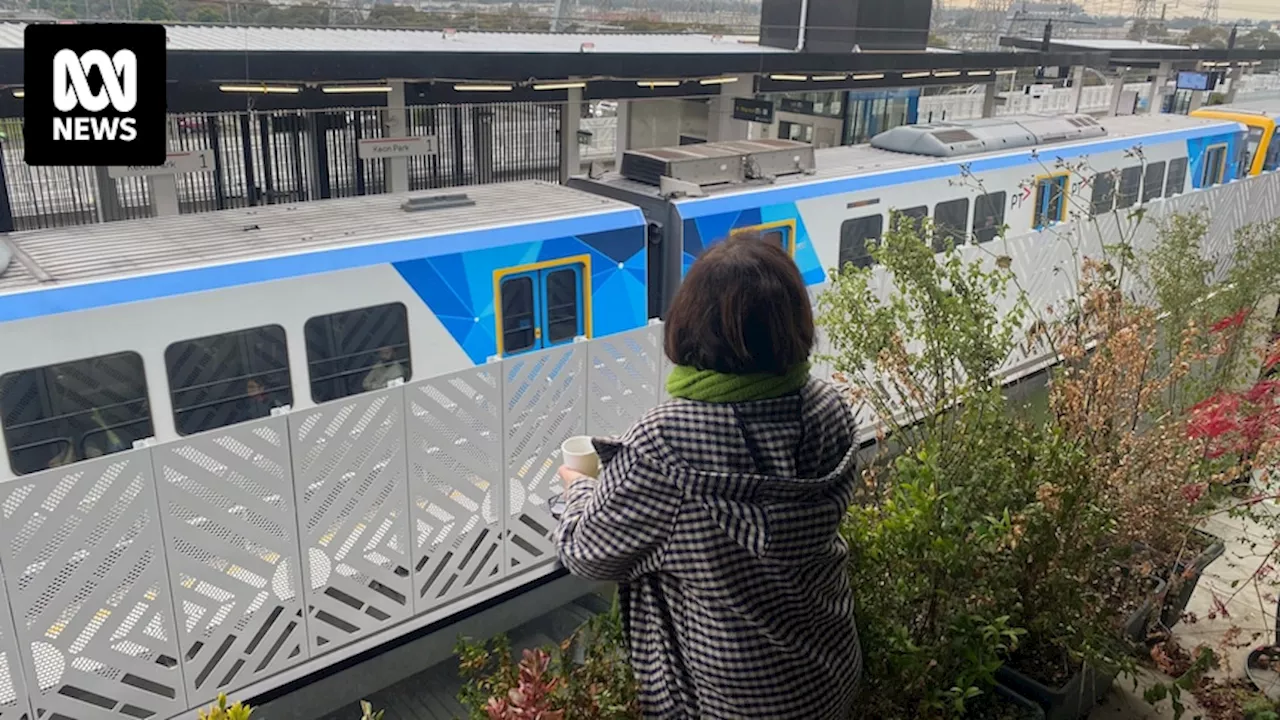 Residents confront minister as new Keon Park station brings trains metres from apartments