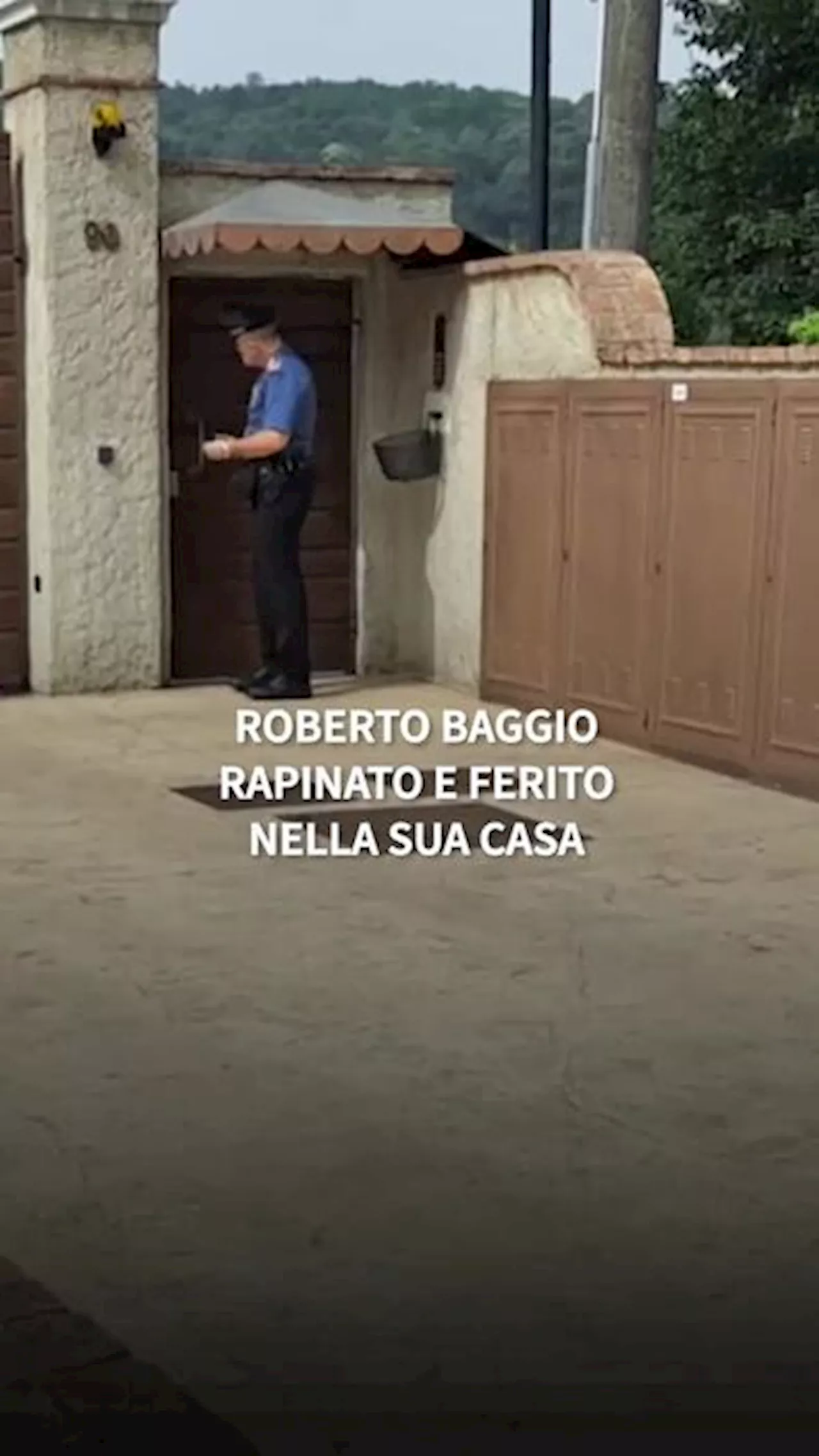 Roberto Baggio rapinato e ferito nella sua casa