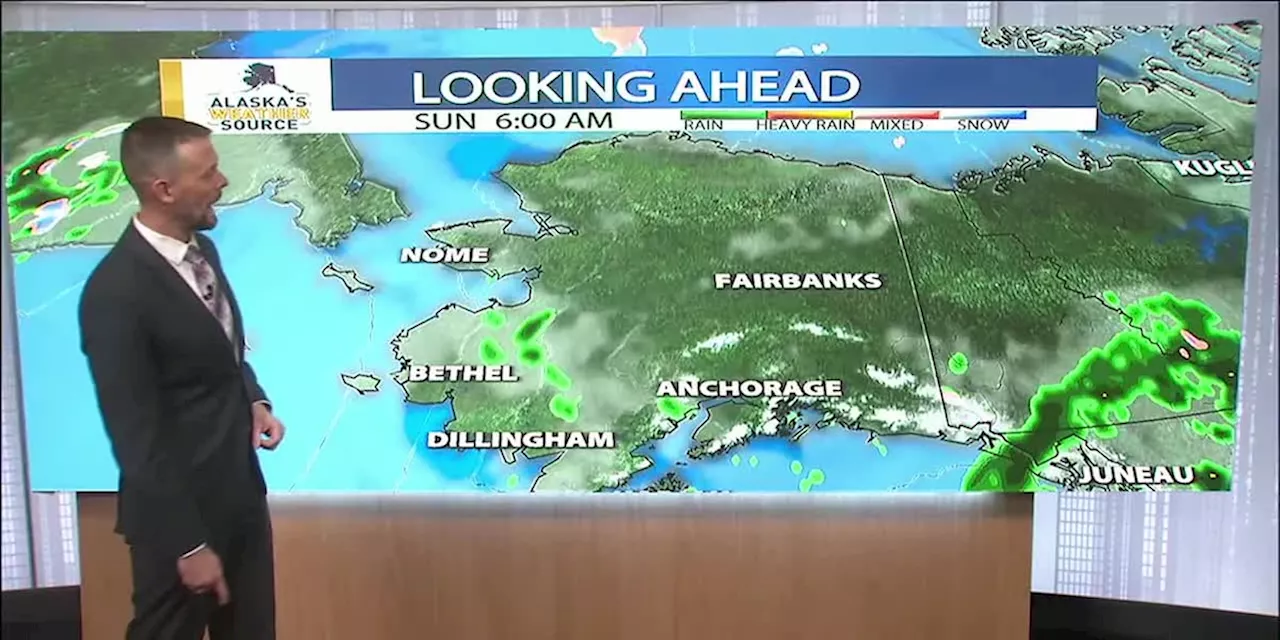 Thunderstorms and warmer weather take hold across Alaska through the weekend