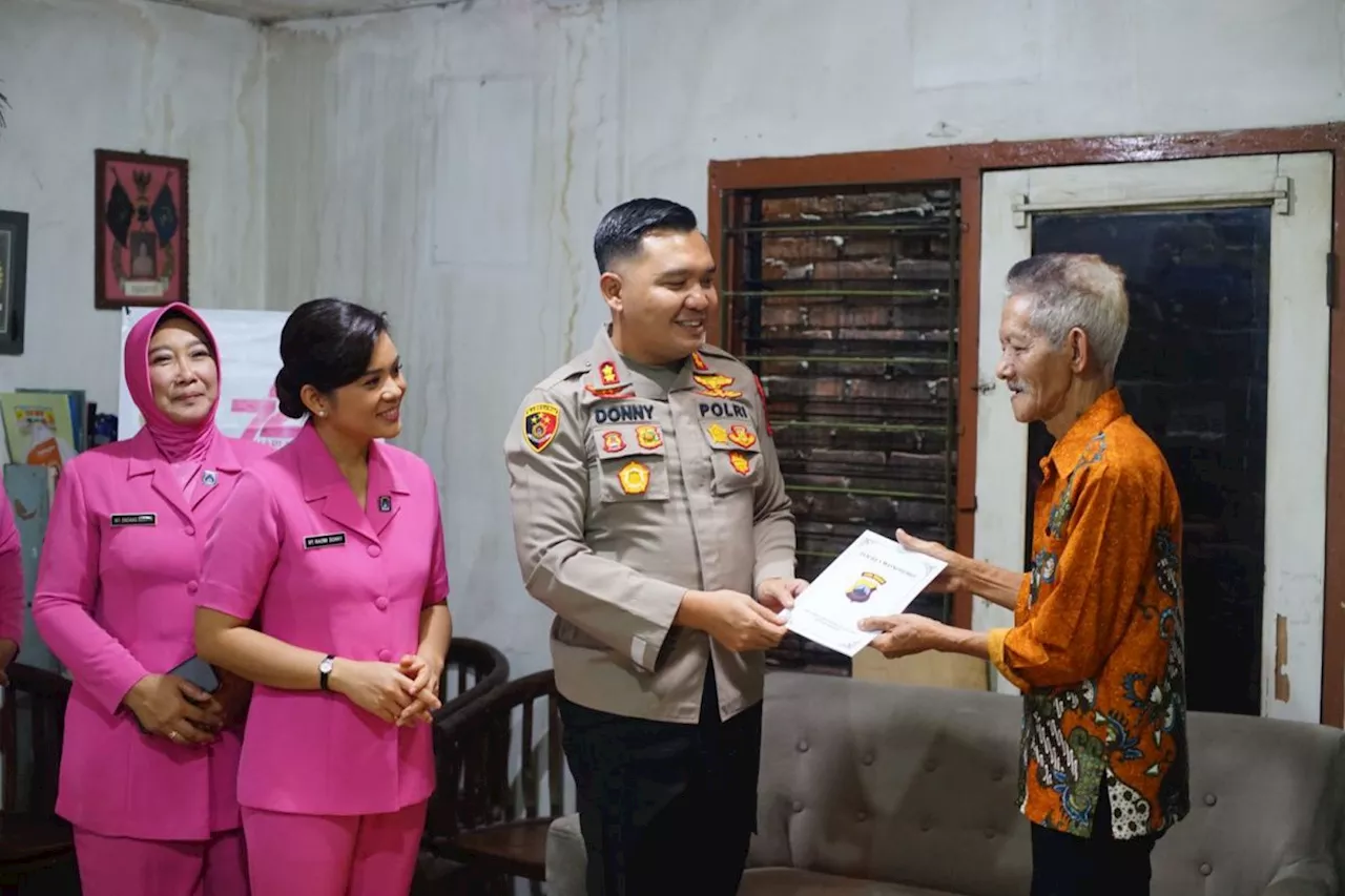 Perkuat kekeluargaan Kapolres Wonosobo ajangsana ke purnawirawan Polri