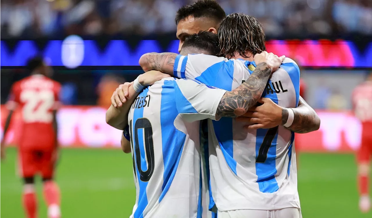 Copa América: Messi orquestó sufrido triunfo de Argentina ante Canadá