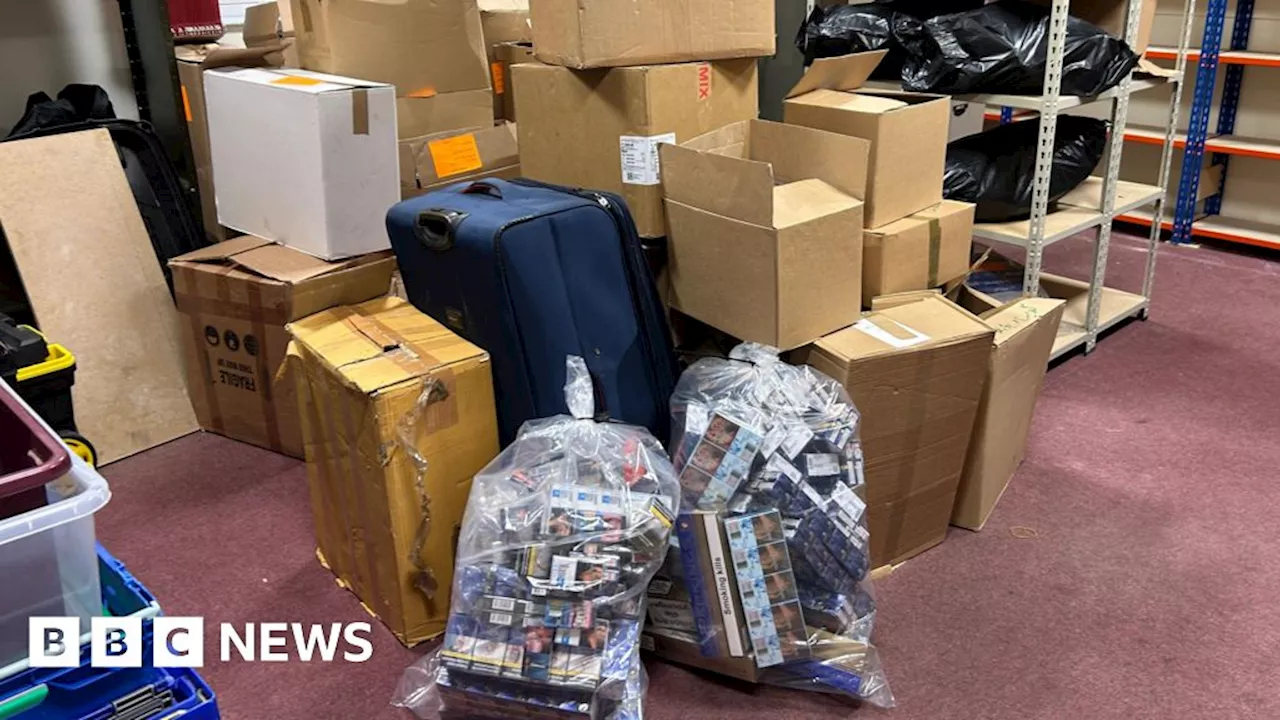 Haul of Illegal vapes and tobacco found in Derbyshire raid