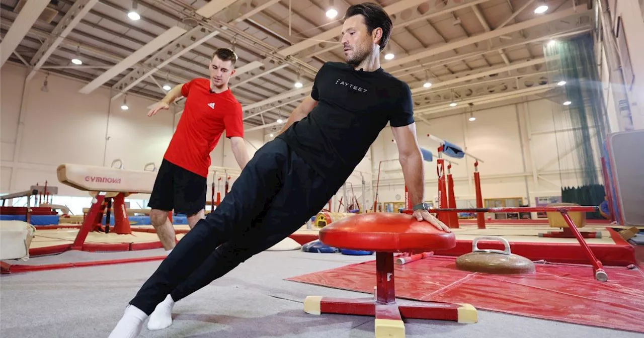 Mark Wright competes with sports pros in challenge