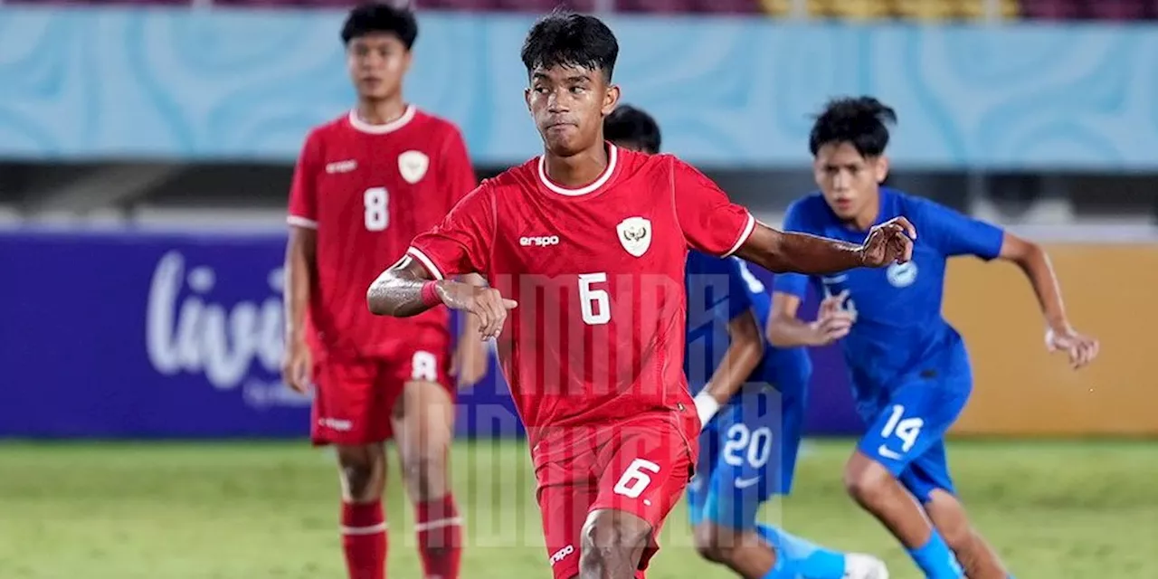 Hasil Piala AFF U-16, Timnas Indonesia U-16 vs Singapura U-16: Skor 3-0