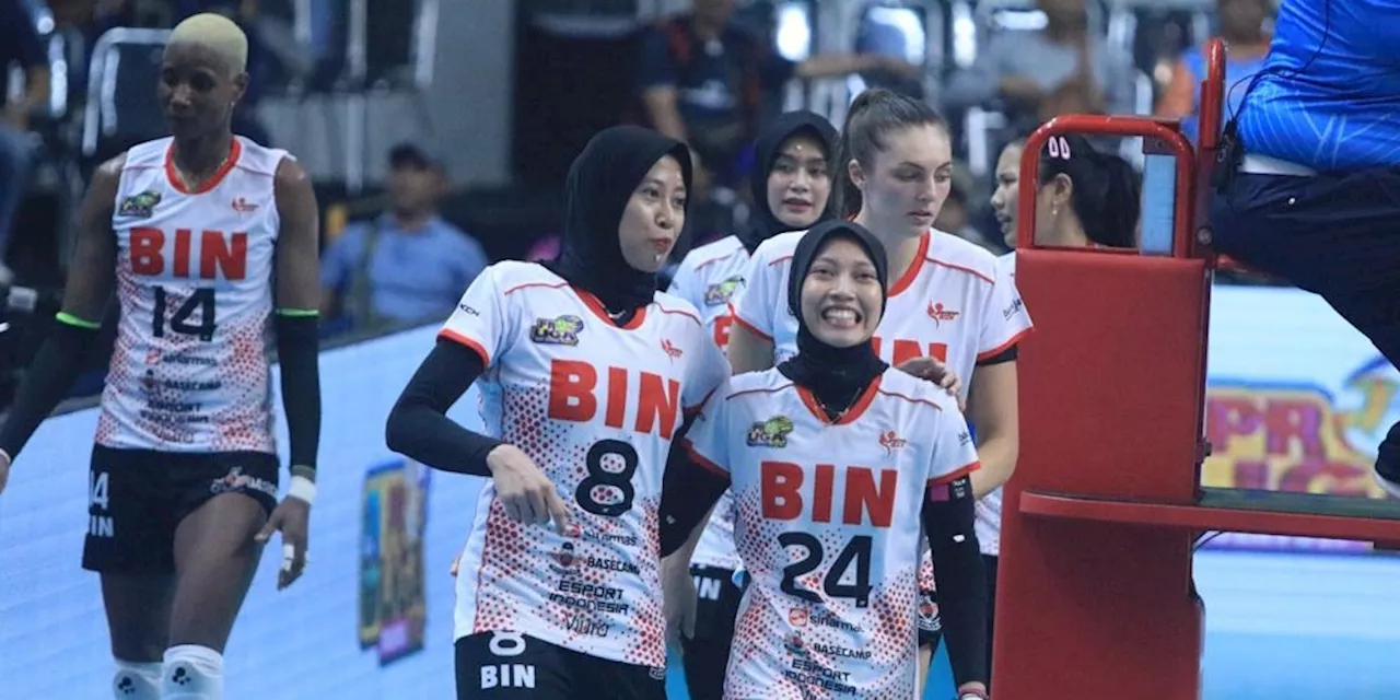 Hasil PLN Mobile Proliga 2024: Jakarta BIN Gasak Jakarta Electric PLN 3-1