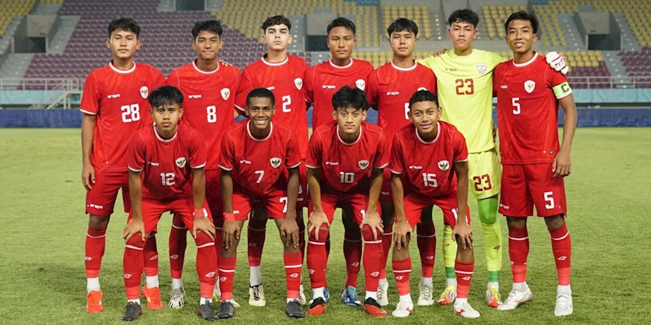 Link Live Streaming Timnas Indonesia U-16 vs Singapura di Indosiar dan Vidio