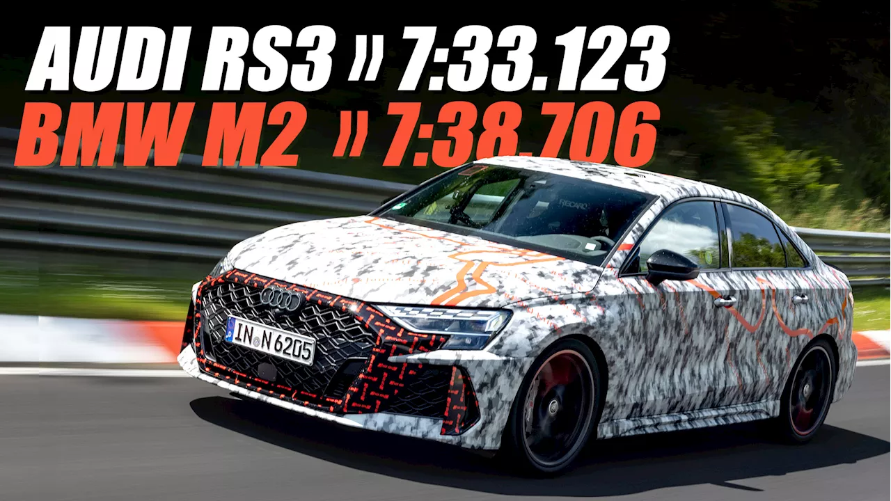 2025 Audi RS3 Crushes BMW M2 As The Fastest Compact On Nurburgring